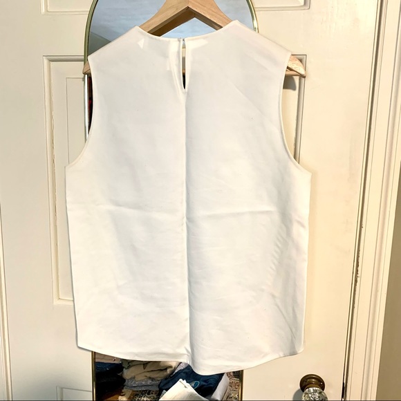 BNWT 3.1 Phillip Lim blue tie dye High-Low Hem Tank with leather detail - Picture 5 of 9